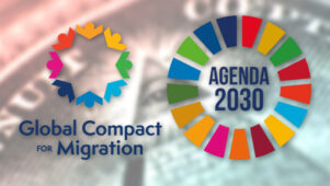 ÜRO rändepakett on osa Agenda 2030-st, millele alla kirjutades loovutab Eesti valitsus meie riigi uue maailmakorra ehitajatele ÜRO rändepakett on osa Agenda 2030-st, millele alla kirjutades loovutab Eesti valitsus meie riigi uue maailmakorra ehitajatele