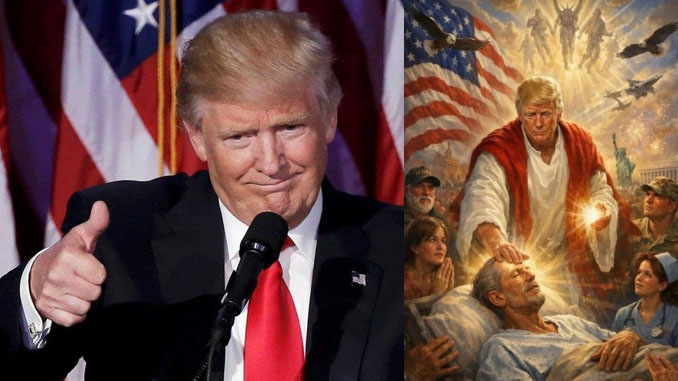 Trump väidab, et Jeesusena kujutatud pildil on ta tegelikult arst